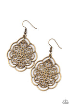 Load image into Gallery viewer, Tour de Taj Mahal Brass Earrings