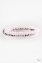 Load image into Gallery viewer, Luminous Luster Pink Coil Bracelet