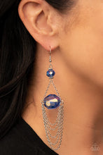 Load image into Gallery viewer, Ethereally Extravagant Blue Earrings