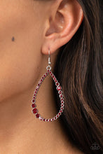 Load image into Gallery viewer, Diva Dimension Red Earrings