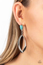 Load image into Gallery viewer, Artisanal Anthem Blue Earrings