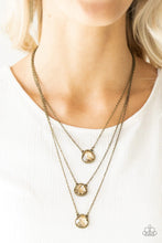 Load image into Gallery viewer, Once in a Millionaire Brass Necklace