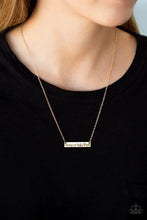 Load image into Gallery viewer, Raising My Tribe Gold Necklace