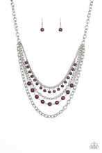 Load image into Gallery viewer, Ground Forces Purple Necklace