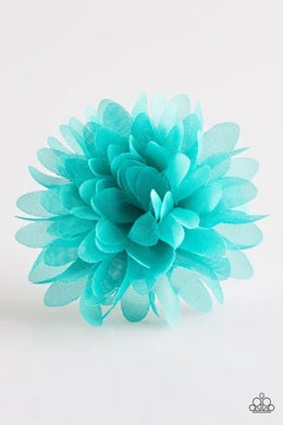Nothing Bud Trouble Blue Hair Clip