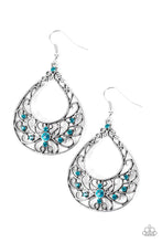 Load image into Gallery viewer, Vine Shine Blue Earrings