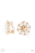 Load image into Gallery viewer, Round About Ritz Gold Clip On Earrings