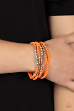 Load image into Gallery viewer, Tulum Trek Orange Bracelet