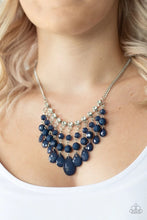 Load image into Gallery viewer, Social Network Blue Necklace