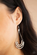 Load image into Gallery viewer, Off the Blocks Shimmer Silver Earrings