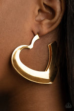 Load image into Gallery viewer, Heart Racing Radiance Gold Earrings