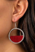 Load image into Gallery viewer, Stuck in Retrograde Red Acrylic Earrings