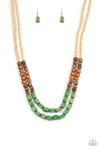 Load image into Gallery viewer, Bermuda Bellhop Green Necklace