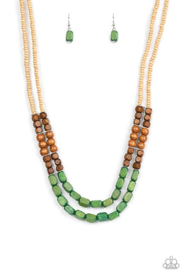Bermuda Bellhop Green Necklace