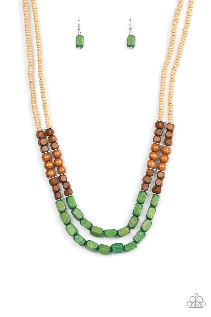 Bermuda Bellhop Green Necklace
