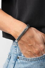 Load image into Gallery viewer, Chart Topping Twinkle Black Hinged Bracelet