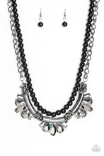 Load image into Gallery viewer, Bow Before the Queen Black Necklace