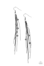 Load image into Gallery viewer, Cosmic Cascade Black Earrings