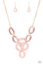 Load image into Gallery viewer, Oval the Limit Copper Necklace