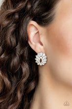 Load image into Gallery viewer, Brighten the Moment White Post Earrings