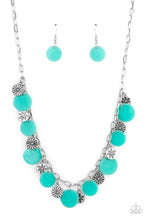 Load image into Gallery viewer, Flower Powered Blue Necklace
