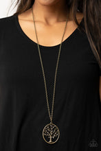 Load image into Gallery viewer, Autumn Abundance Brass Necklace