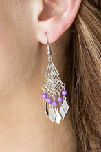 Load image into Gallery viewer, Island Import Purple Earrings