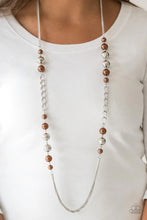 Load image into Gallery viewer, Uptown Talker Brown Necklace