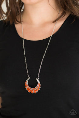 Count to Zen Orange Necklace