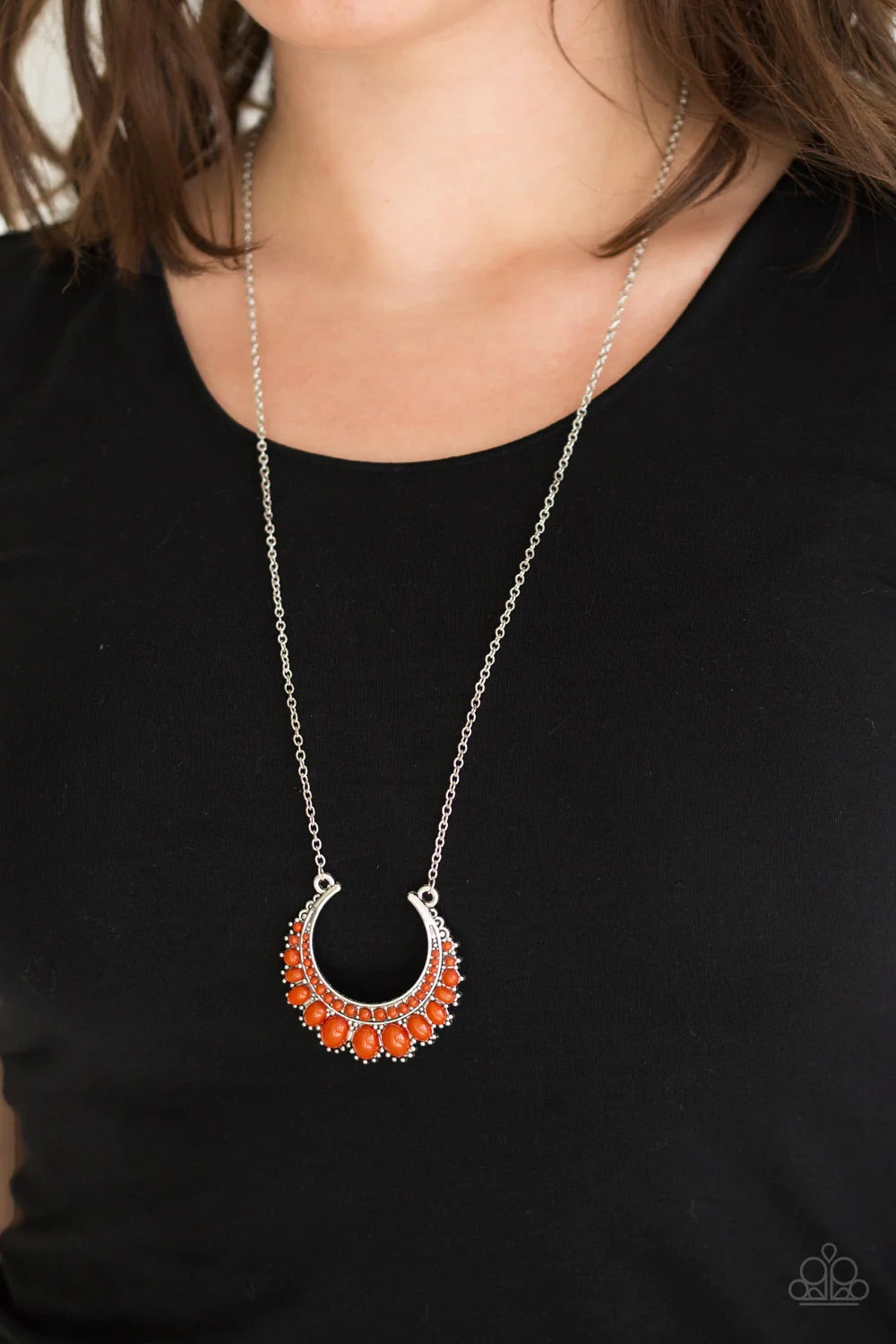 Count to Zen Orange Necklace