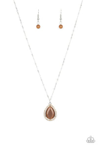 In Glow Spirits Brown Necklace