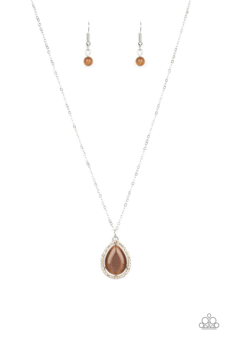 In Glow Spirits Brown Necklace