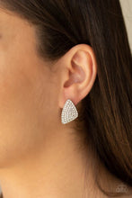 Load image into Gallery viewer, Supreme Sheen White Post Earrings