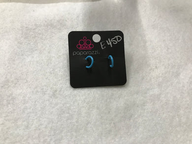 Starlet Shimmer Hoops Blue #450