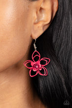 Load image into Gallery viewer, Botanical Bonanza Pink Earrings