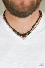 Load image into Gallery viewer, The Broncobuster Green Urban Necklace