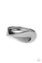 Load image into Gallery viewer, Retro Reflections Black Hinged Bracelet