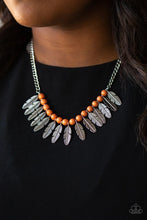 Load image into Gallery viewer, Desert Plumes Orange Necklace