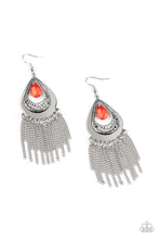 Load image into Gallery viewer, Scattered Storms Red Earrings