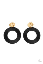 Load image into Gallery viewer, Strategically Sassy Black Earrings