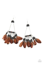 Load image into Gallery viewer, Haute Hawk Black Earrings