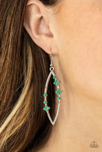Load image into Gallery viewer, Flowery Finesse Green Earrings