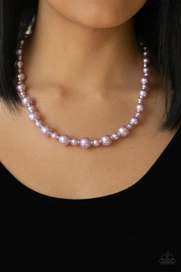 Pearl Heirloom Purple Necklace