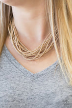 Load image into Gallery viewer, Wide Open Spaces Brown Seed Bead Necklace