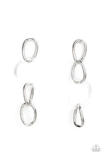 Load image into Gallery viewer, Talk in Circles White Earrings