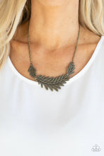 Load image into Gallery viewer, Queen of the Quill Brass Necklace