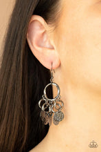Load image into Gallery viewer, Partners in Chime Black Earrings