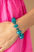 Load image into Gallery viewer, Keep Glowing Forward Blue Bracelet