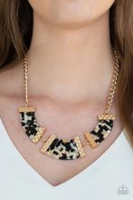Load image into Gallery viewer, Haute Blooded Black Acrylic Necklace