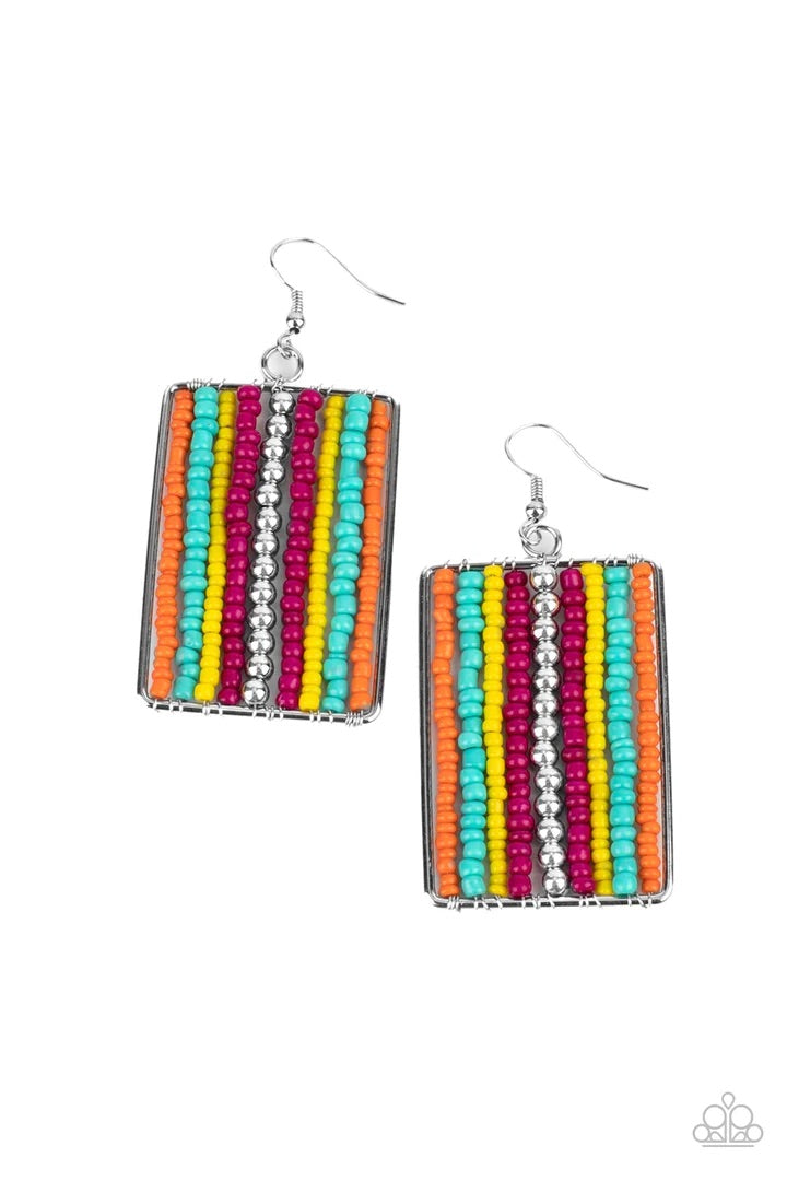 Beadwork Wonder Multi Seed Bead Earrings